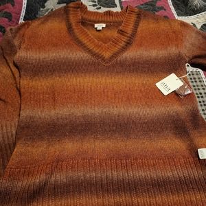 a.n.a orange sweater XL